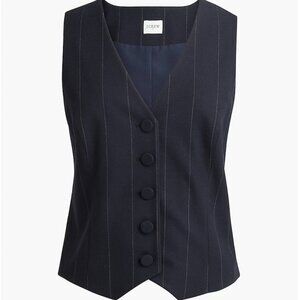 J Crew Pinstripe Suit Vest